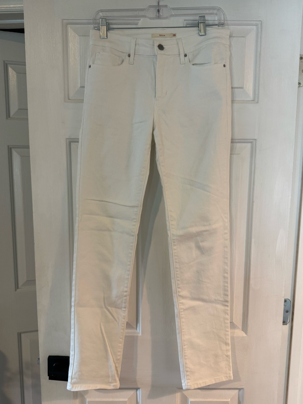 Levi's White Skinny Jeans - Clean Stretch Denim
